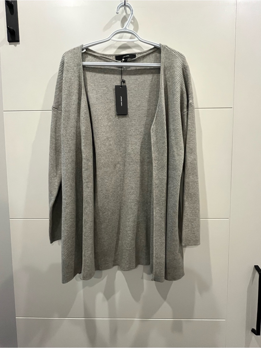Vero Moda Ribbed Open-Front Cardigan - Picture 2 of 7